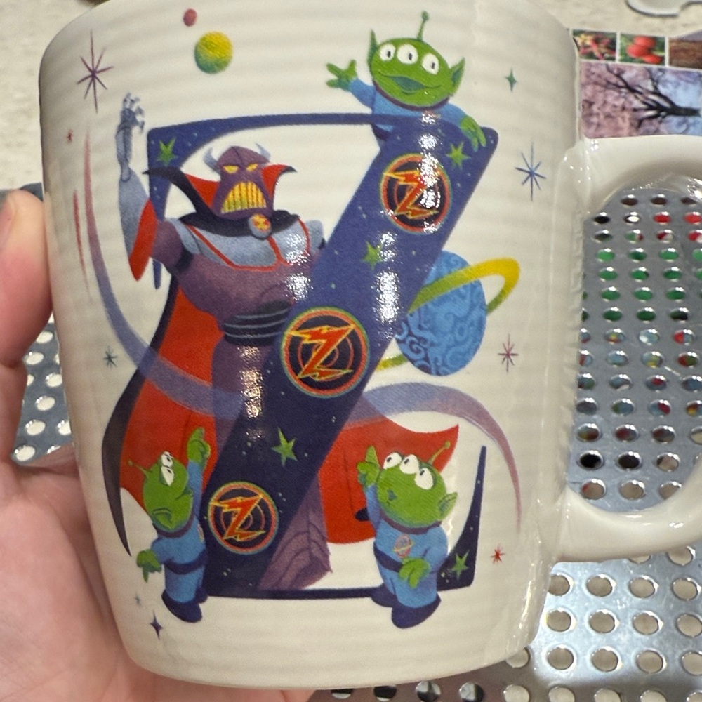 Disney Zurg Mug with Black and White Accents